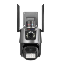 SC08 4MP(2MP+2MP) 4G WIFI Dual Lens V380 Pro Wireless Two-voice Way Camera With IP66 Waterproof CCTV NetWork Camera