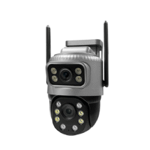 SC20 4MP(2MP+2MP) 4G WIFI Dual Lens PTZ Camera Support Cloud Recording Two-way Voice Intercom Ip66 Water-proof Security Camera