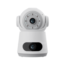 SQ003 4MP(2MP+2MP) 4G WIFI Dual Lens and 2 Screens Indoor Night Vision Auto Tracking Indoor Two-way Audio PTZ Network Camera