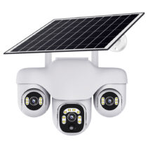 VTS31 6MP(2MP+2MP+2MP) 4G WIFI Three Lens 3 Screens Outdoor Motion Detection Solar Camera 8W Low Power Cam
